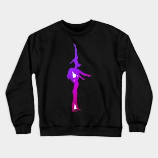 Women’s trio doing straddle on backbird Crewneck Sweatshirt